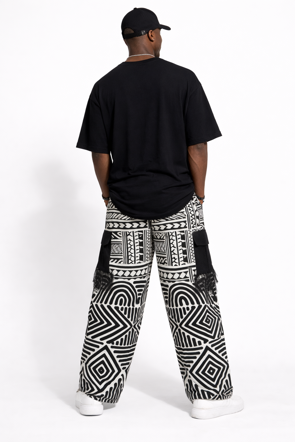 Black & White Tribal Prints Pant