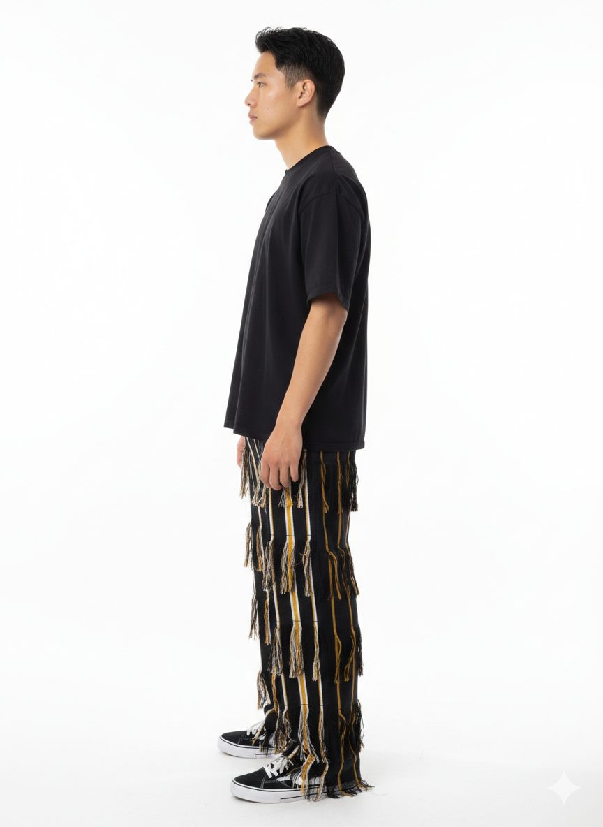 Aso-Oke Fringe Pant