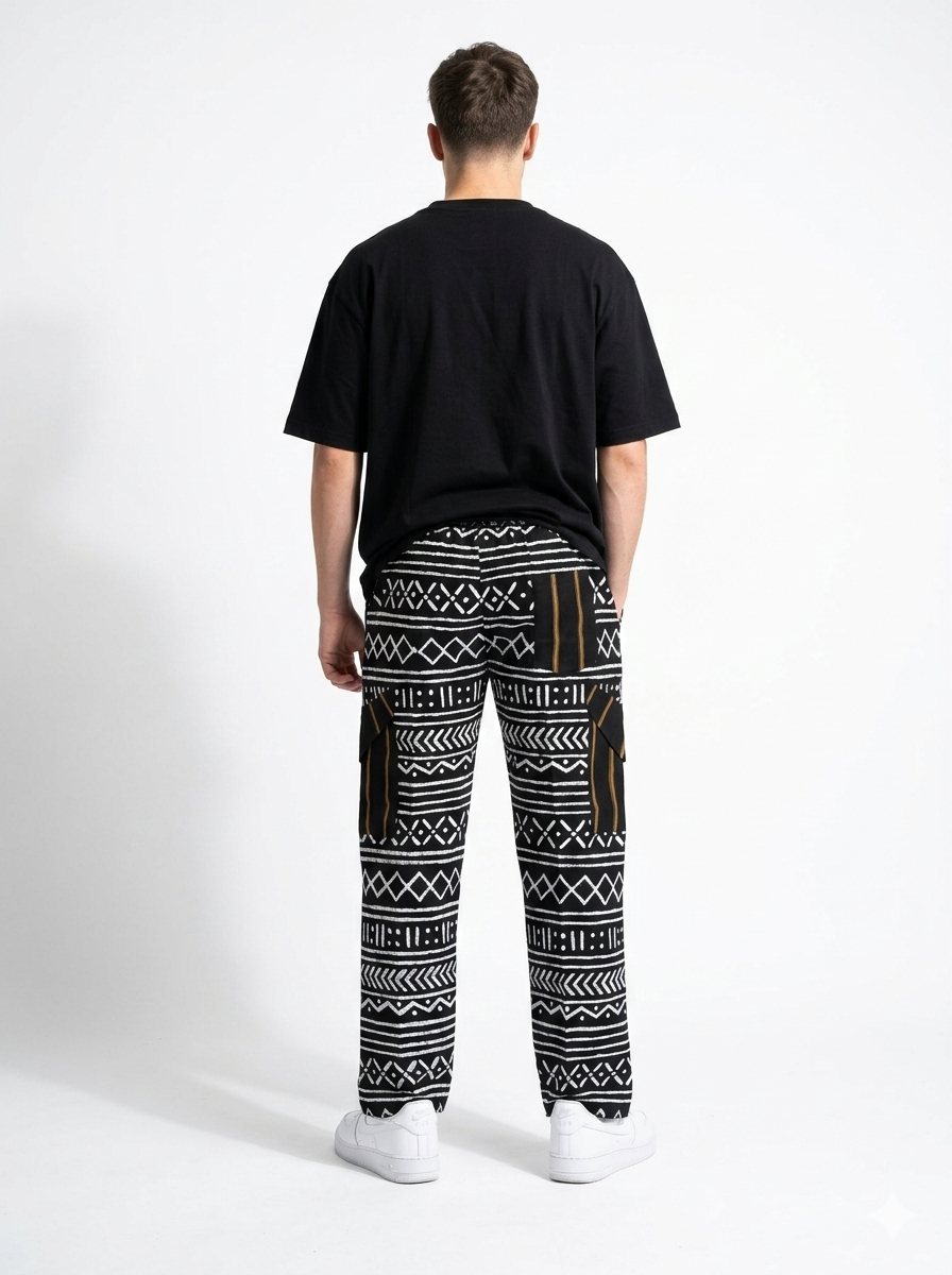 Rhythm Afro Print Cargo Pants