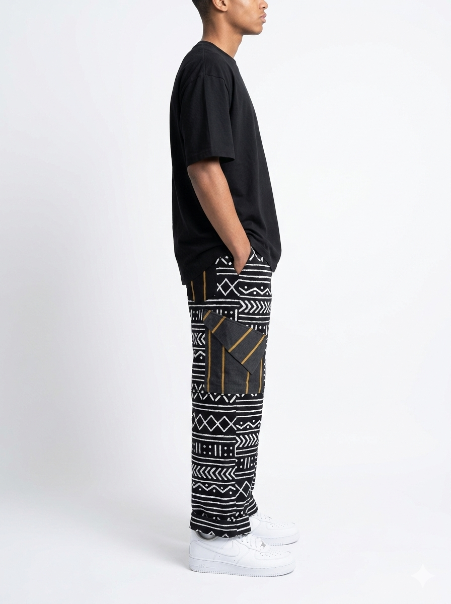 Rhythm Afro Print Cargo Pants