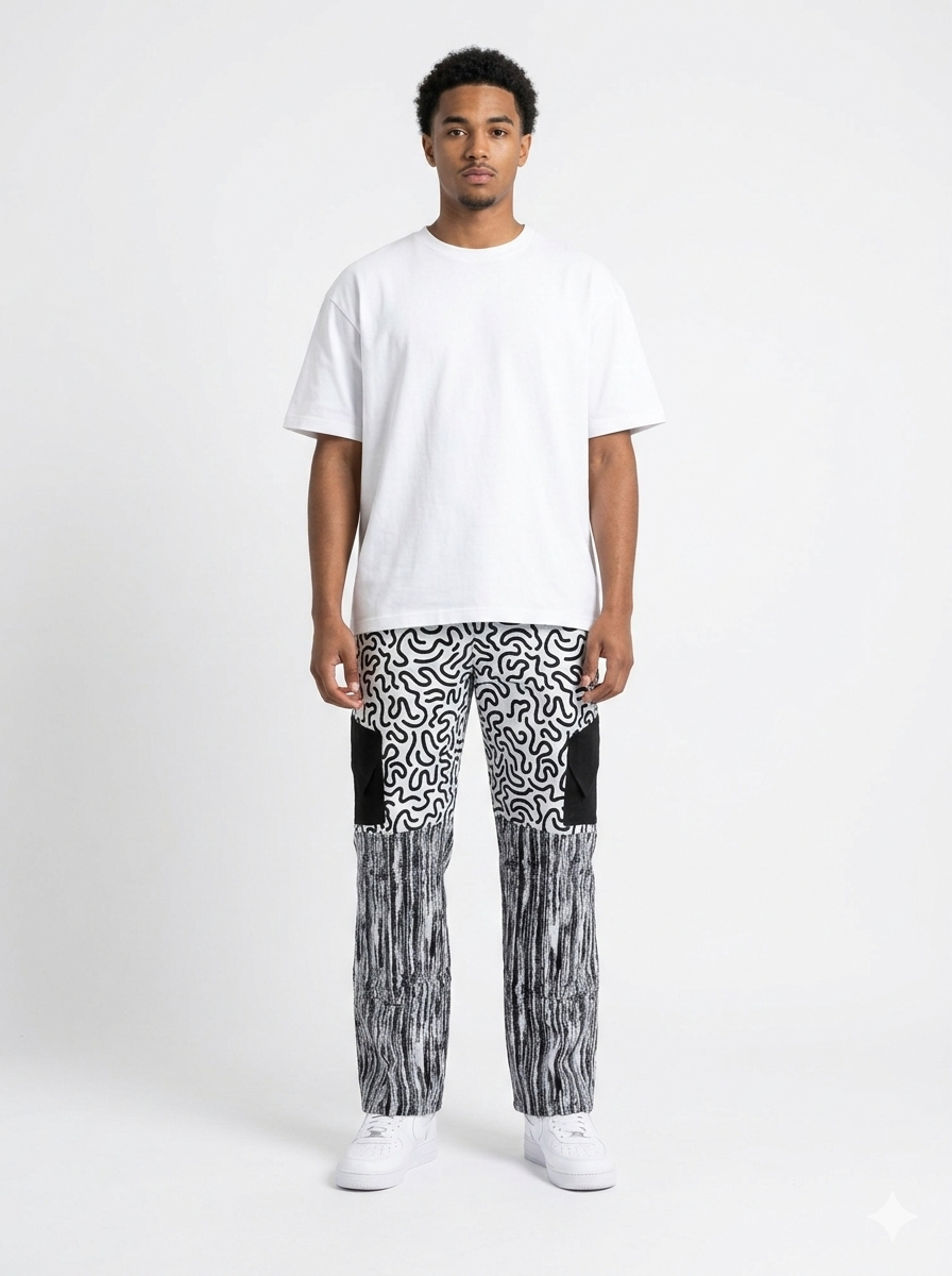 Kojo Squiggle & Grain Mixed-Media Cargo